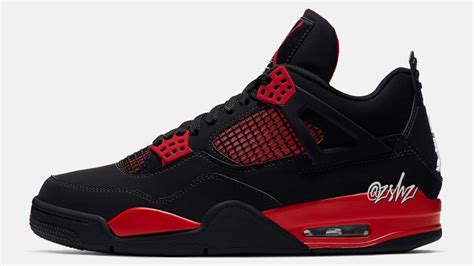 nike air jordan rood zwart|nike air jordan 4 sneakers.